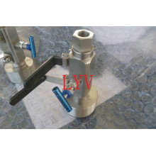 Stainless Steel Dbb Ball Valve with ISO5211 Top Flange